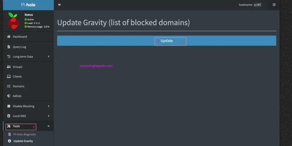 Install Pi-hole Network Ad Blocker on Debian 12/11/10 15 Pi hole debian 15
