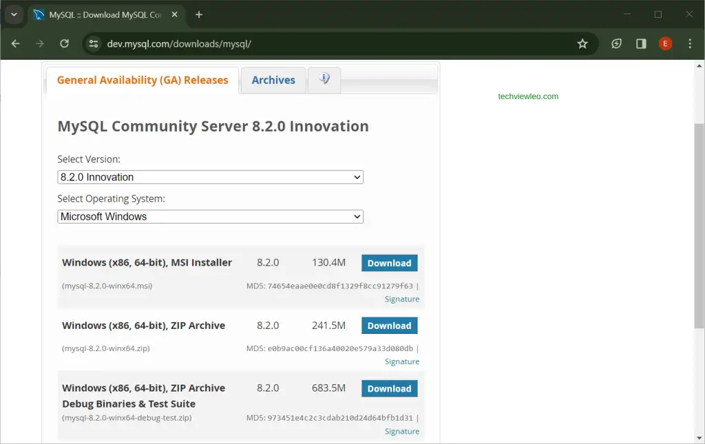 how to install mysql 8.1 on windows 11 10 01 1
