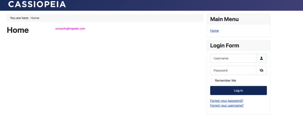Install Joomla on Ubuntu or Debian with Let's Encrypt SSL 6 install joomla 06