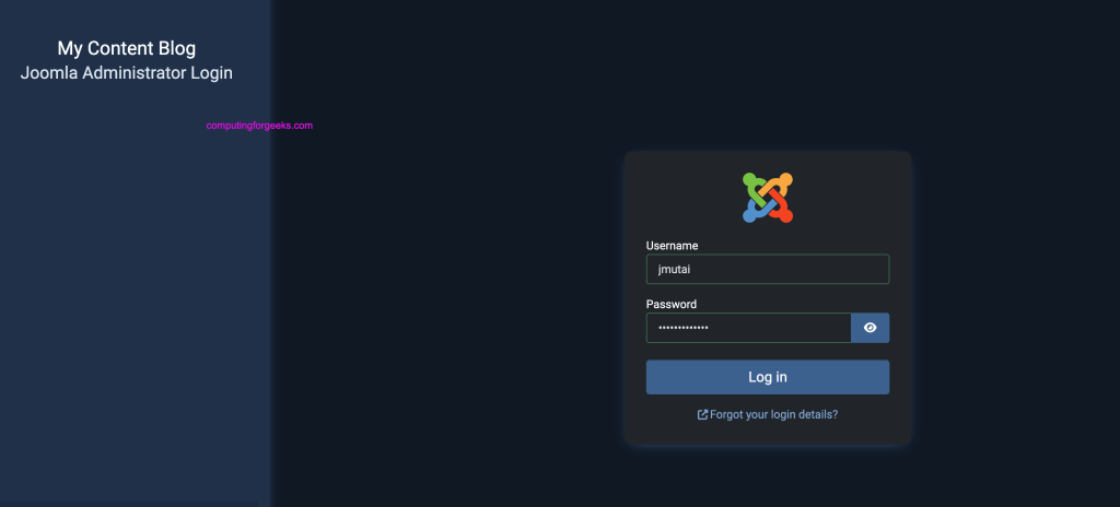 Install Joomla on Ubuntu or Debian with Let's Encrypt SSL 7 install joomla 07