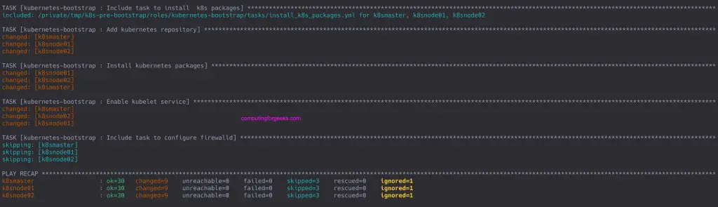 Install Kubernetes on Rocky Linux 9 / AlmaLinux 9 1 kubernetes ansible prepare