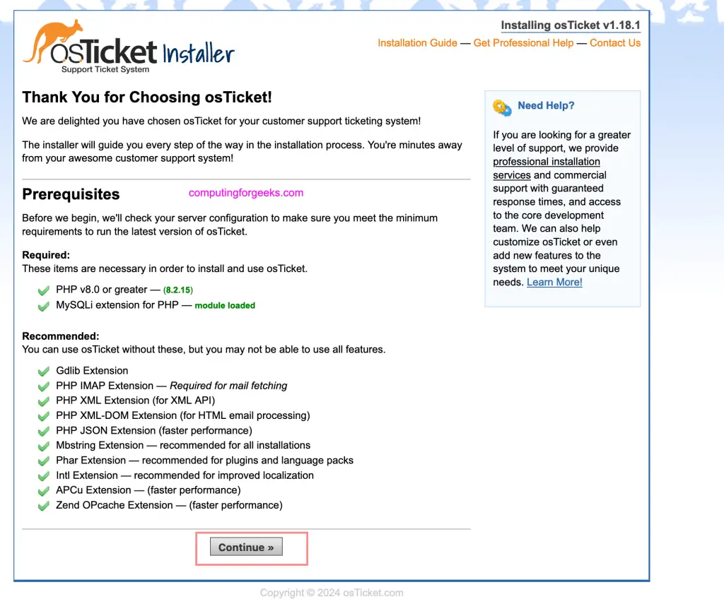 How To Install osTicket on Ubuntu 22.04|20.04|18.04 1 osticket install 01