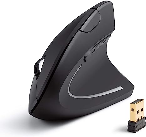 7 Best Wireless Mouse for Programmers in 2024 3 Anker 2.4G Wireless Vertical Ergonomic Optical Mouse