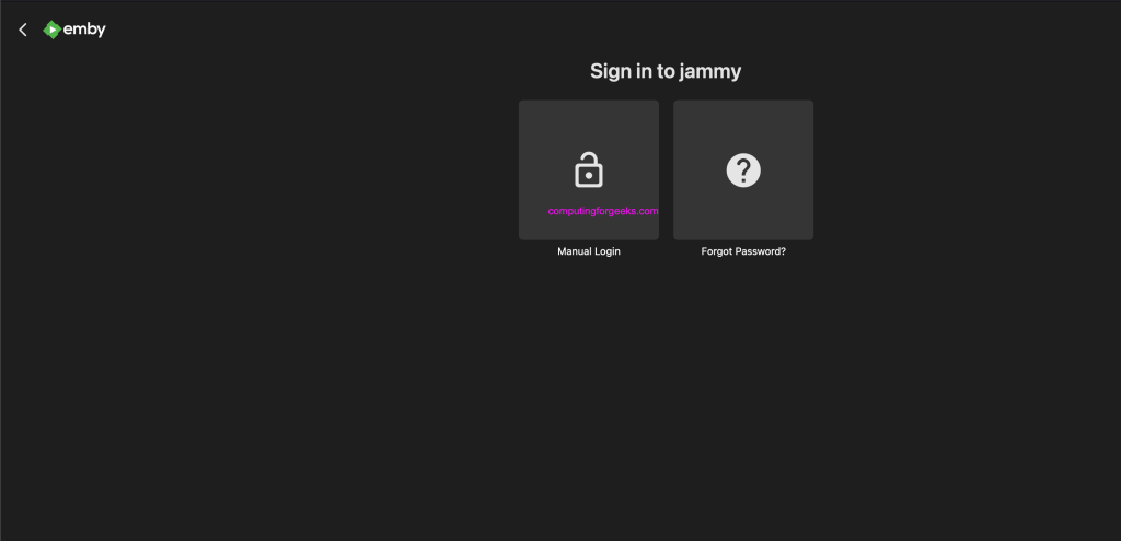 How To Run Emby Media Server in Docker Container 7 Emby Media Server 07