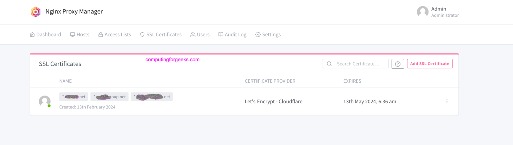 How To Run Nginx Proxy Manager in Docker Container 8 Install Nginx Proxy Manager 09