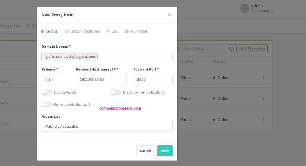 How To Run Nginx Proxy Manager in Docker Container 11 Install Nginx Proxy Manager 12