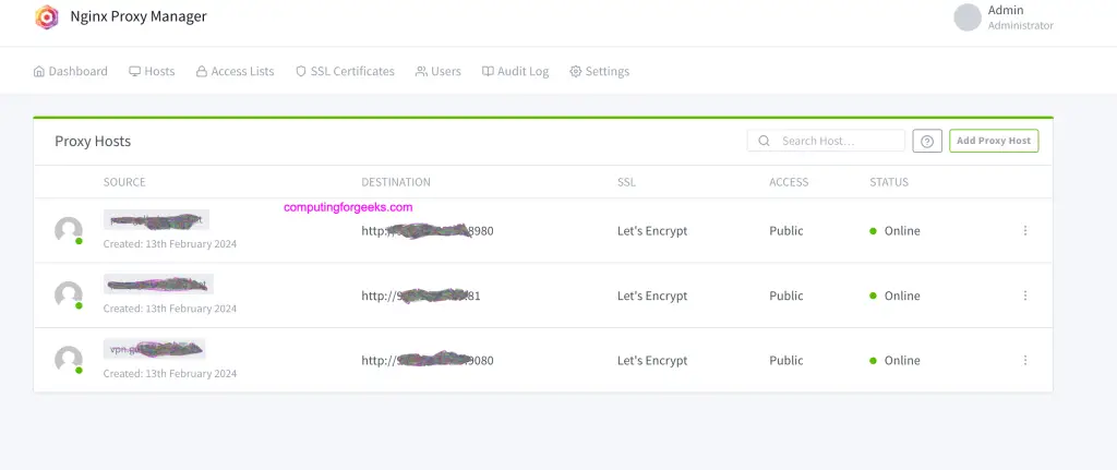 How To Run Nginx Proxy Manager in Docker Container 13 Install Nginx Proxy Manager 14
