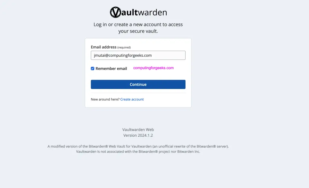 Install Vaultwarden 05