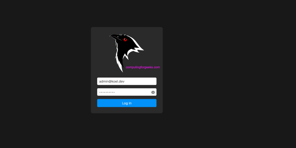 Build Your Own Music Streamer with Koel 2 Koel default login