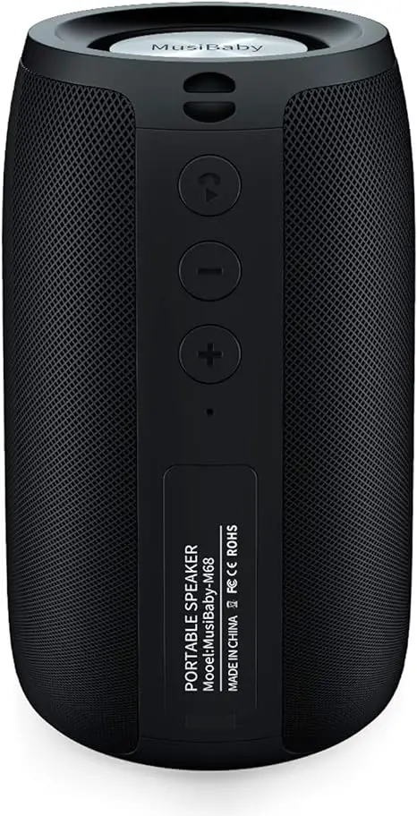 Best Portable and Waterproof Speakers in 2024 4 MusiBaby Bluetooth Speaker