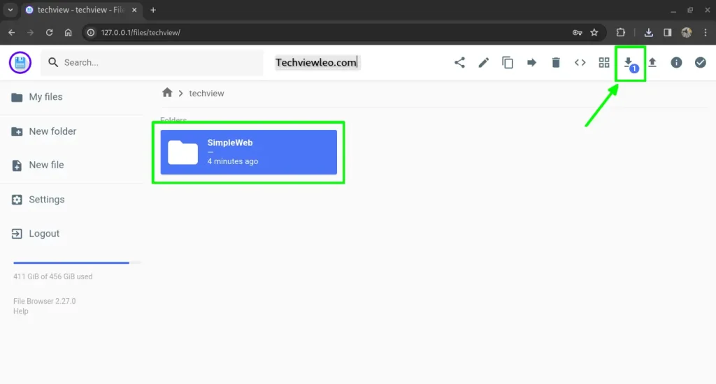 how to run linux file manager on web browser 06
