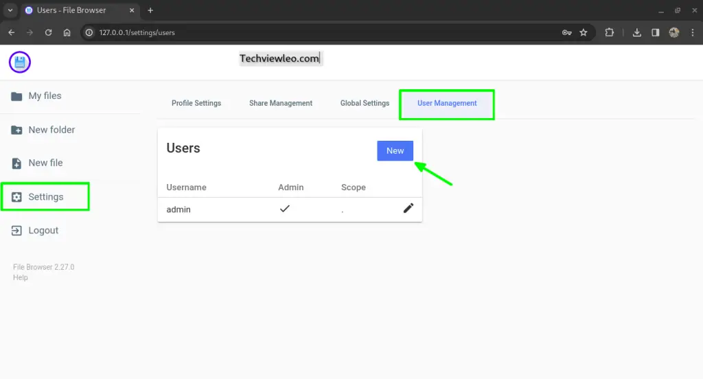 how to run linux file manager on web browser 07