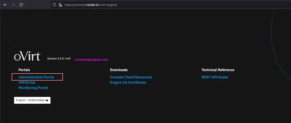 Install oVirt Engine on CentOS Stream 9 / Rocky 9 3 install ovirt engine 02