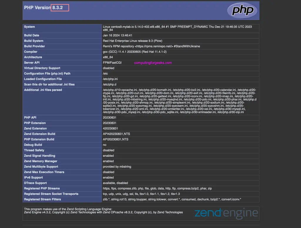 Install PHP 8.3 on Rocky / AlmaLinux / CentOS 9|8 1 install php centos rocky alma