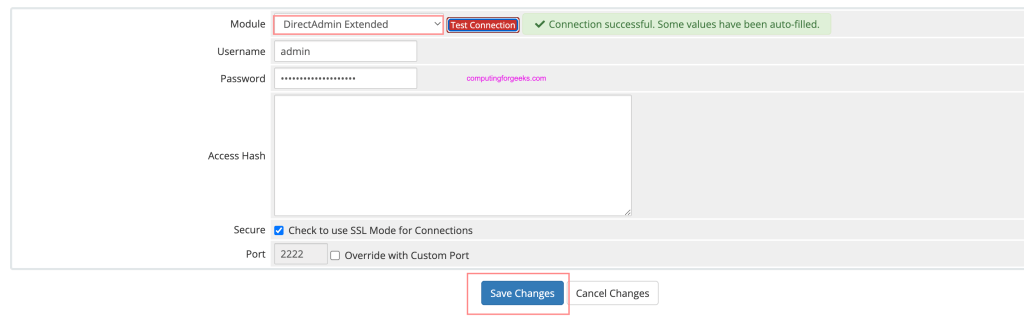 Install and Configure DirectAdmin Extended For WHMCS 11 DirectAdmin Extended For WHMCS 09 2
