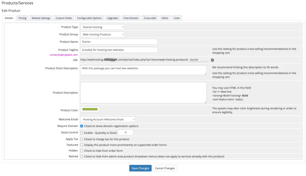 Install and Configure DirectAdmin Extended For WHMCS 23 DirectAdmin Extended For WHMCS 16