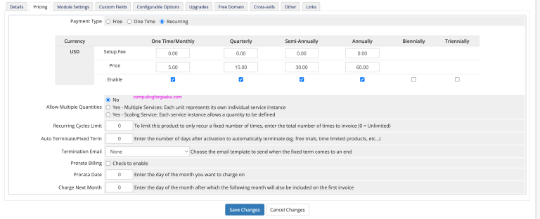 DirectAdmin Extended For WHMCS 17