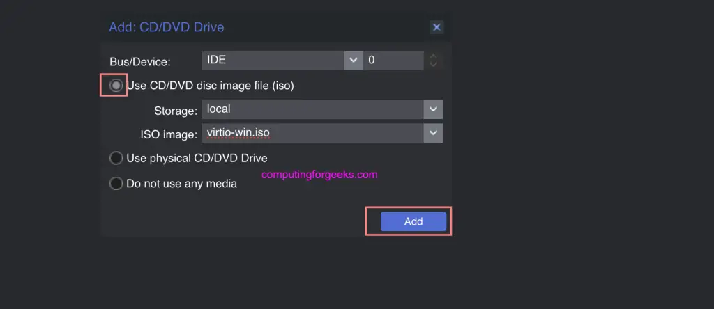 Installing VirtIO Drivers on Windows Server Server / Windows 11 5 Install VirtIO Drivers on windows 04