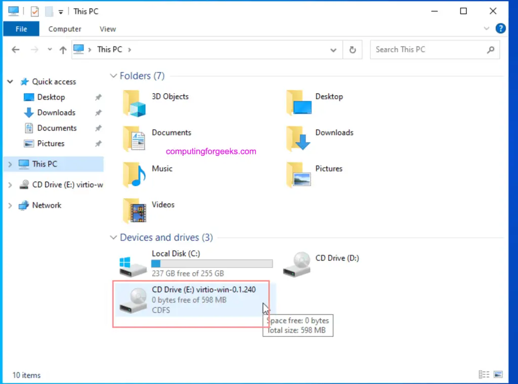Installing VirtIO Drivers on Windows Server Server / Windows 11 7 Install VirtIO Drivers on windows 06
