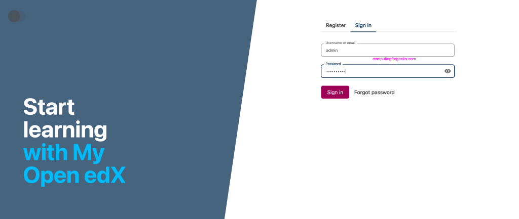 Install and Run Open edX Tutor LMS in Docker Containers 6 Setup Open edX 06