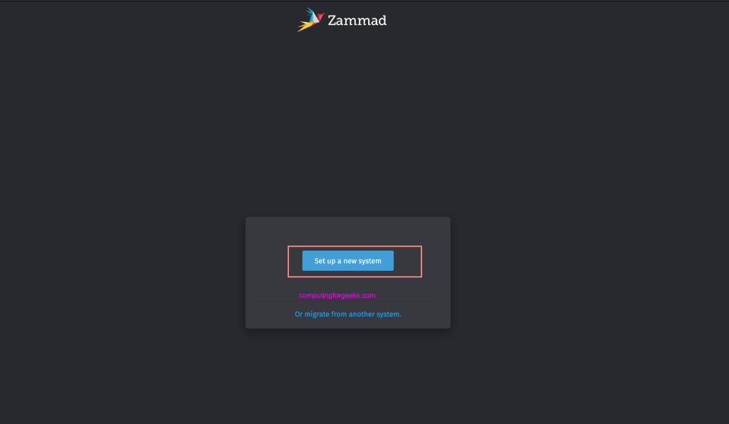 Install Zammad Ticketing System on Rocky 8 | CentOS 8 1 Zammad Ticketing System 01