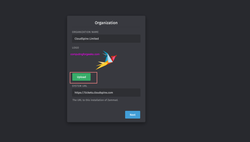 Install Zammad Ticketing System on Rocky 8 | CentOS 8 2 Zammad Ticketing System 02