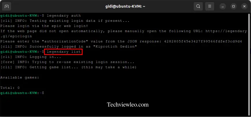 legendary install games on linux from epic games platform 05