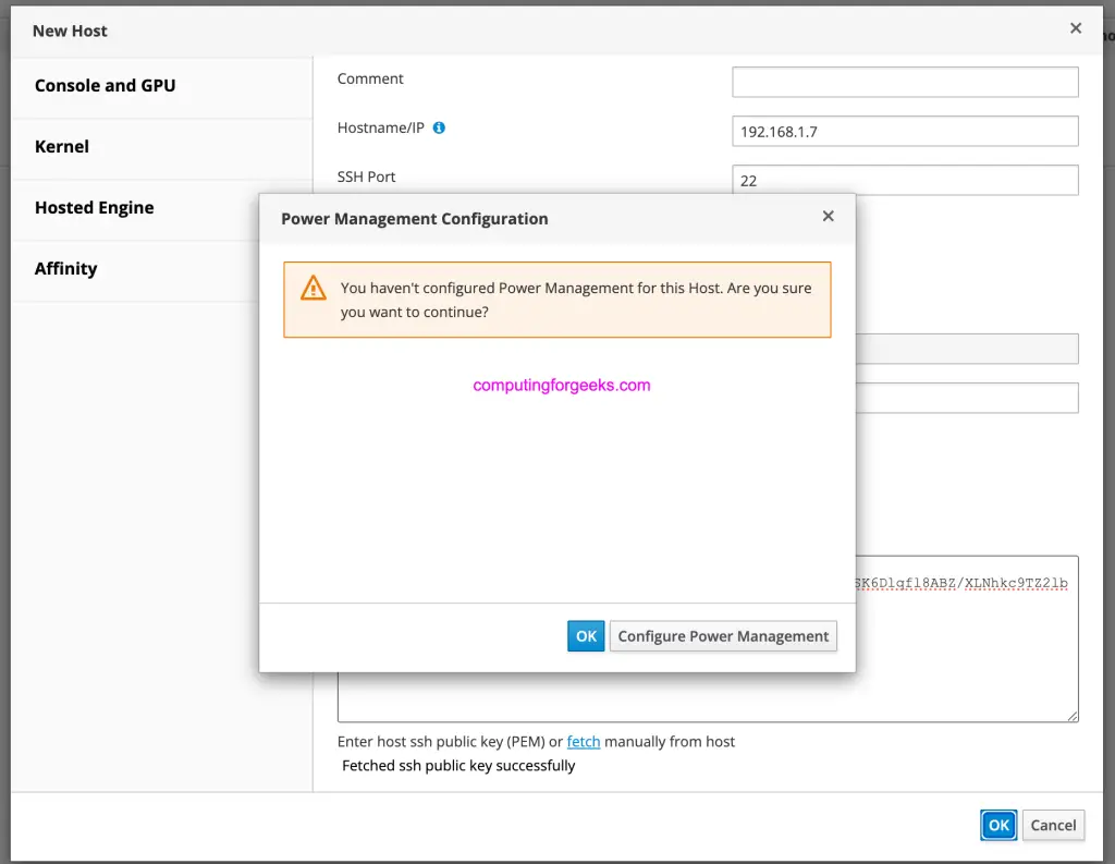 Install oVirt Compute Node on CentOS Stream 9 / Rocky 9 5 ovirt node hypervisor 05