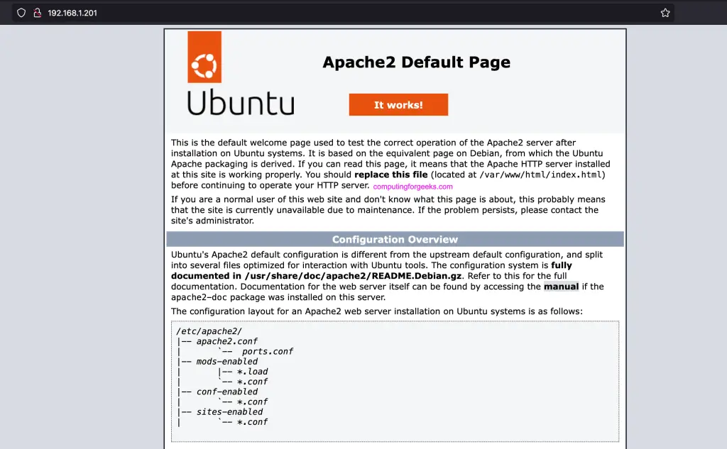 How To Install LAMP Stack on Ubuntu 24.04 (Noble Numbat) 1 Apache ubuntu 01