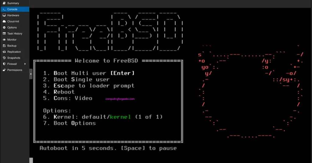 How To Import FreeBSD 14 Qcow2 Image on Proxmox 2 FreeBSD Import Qcow2 Image 02