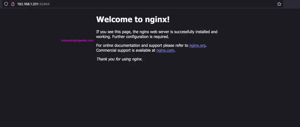 Installing k3s on Ubuntu 24.04 (Noble Numbat) 1 nginx kubernetes