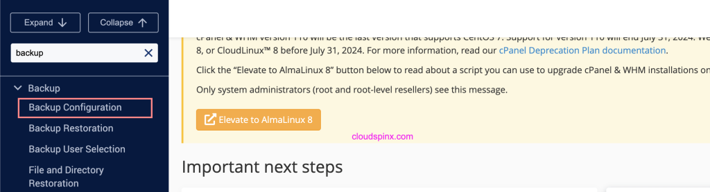 backup cpanel to qnap 01