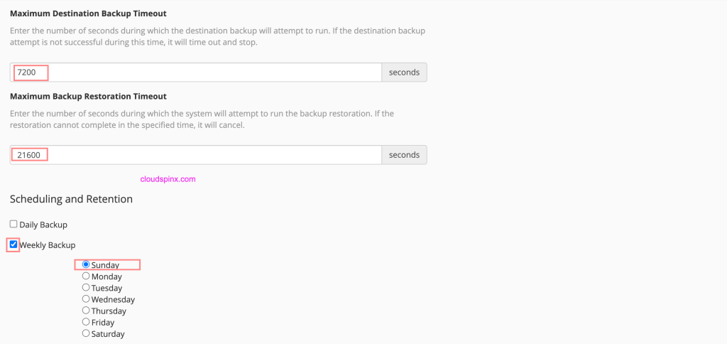 backup cpanel to qnap 04