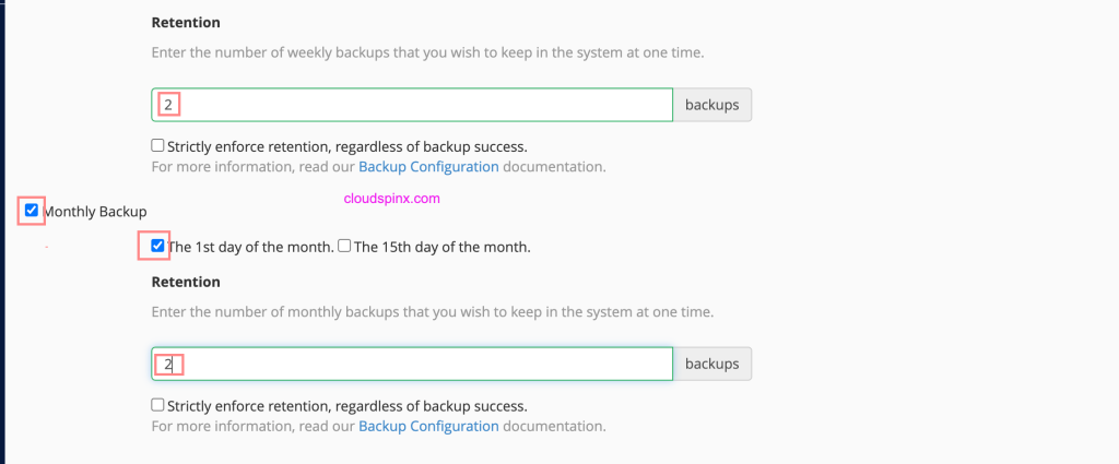backup cpanel to qnap 05