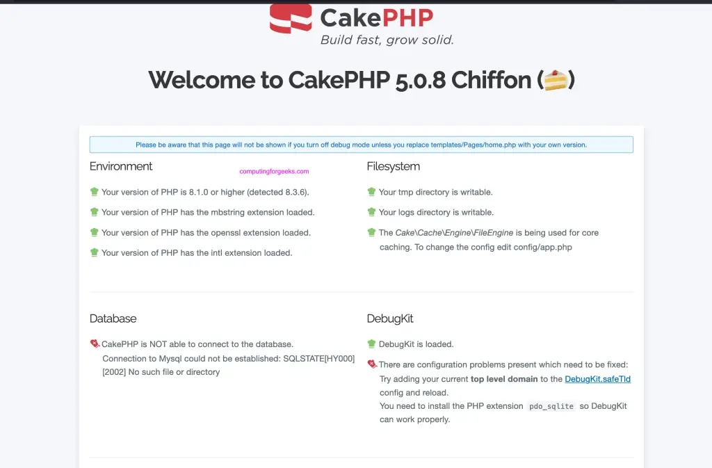 How To Install CakePHP Framework on Ubuntu 24.04 1 install cakephp 01