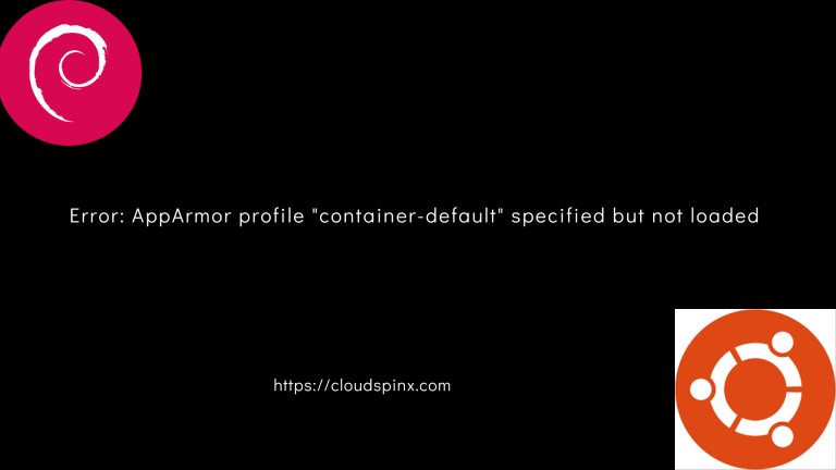 apparmor profile not loaded