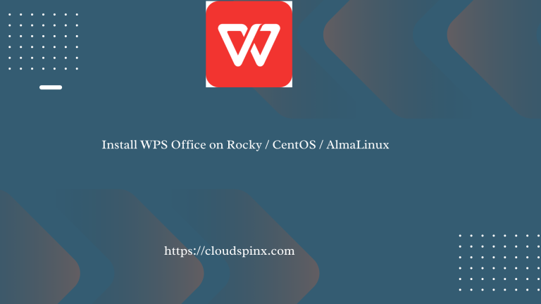 install wps office on centos rocky almalinux