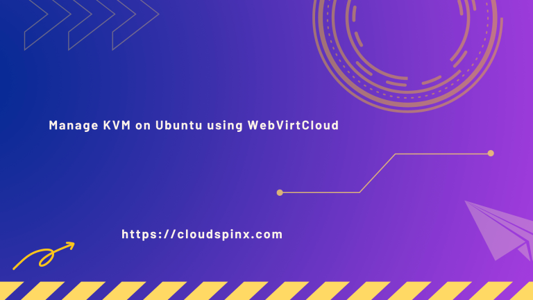 manage kvm on ubuntu using webvirtcloud