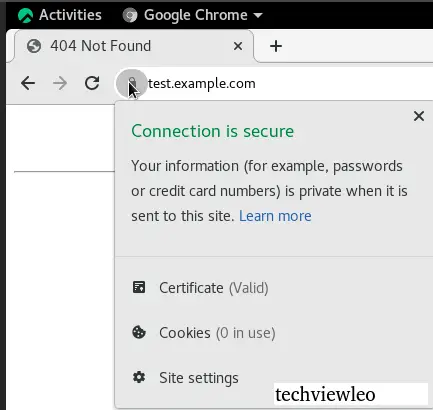 Mkcert - Create Locally Trusted SSL Certificate on Linux 1 mkcert test page