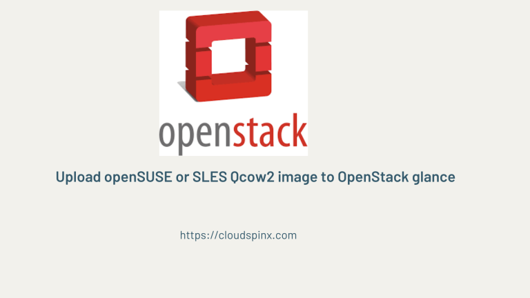upload sles opensuse images openstack