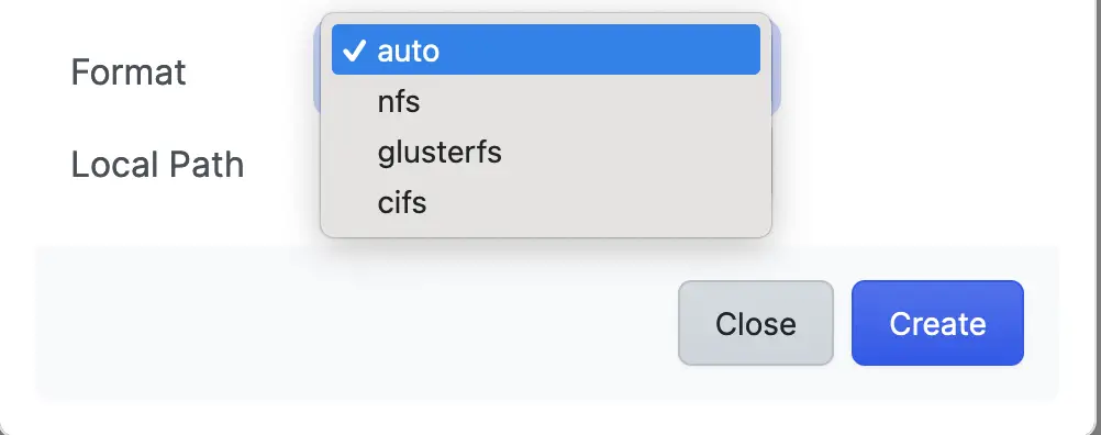 webvirtcloud add nfs storage pool 02