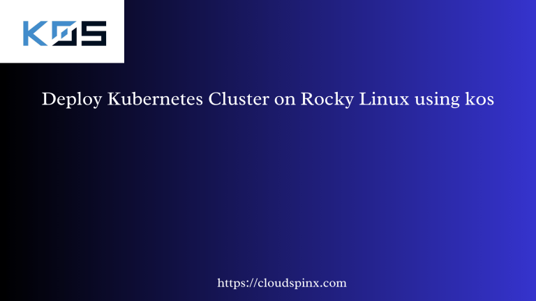 Deploy Kubernetes Cluster Rocky Linux using k0s