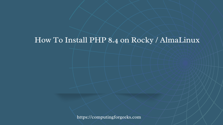 Install PHP 8 4 Rocky AlmaLinux