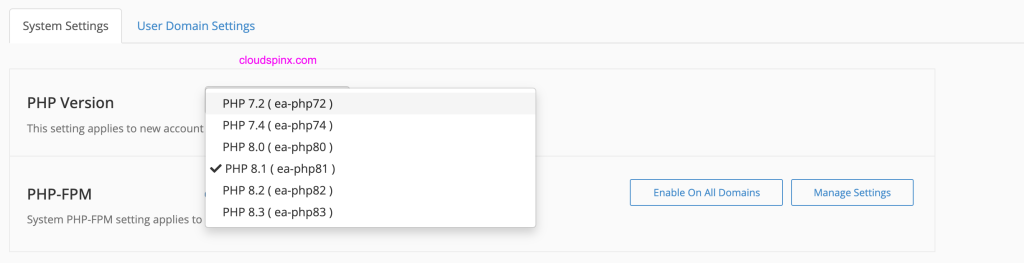 How To Install Multiple PHP versions on cPanel 3 cpanel install multiple php versions 03