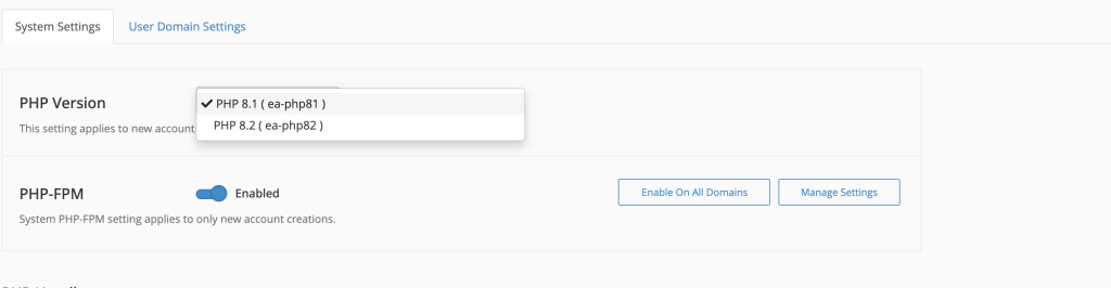 How To Install Multiple PHP versions on cPanel 2 cpanel php versions