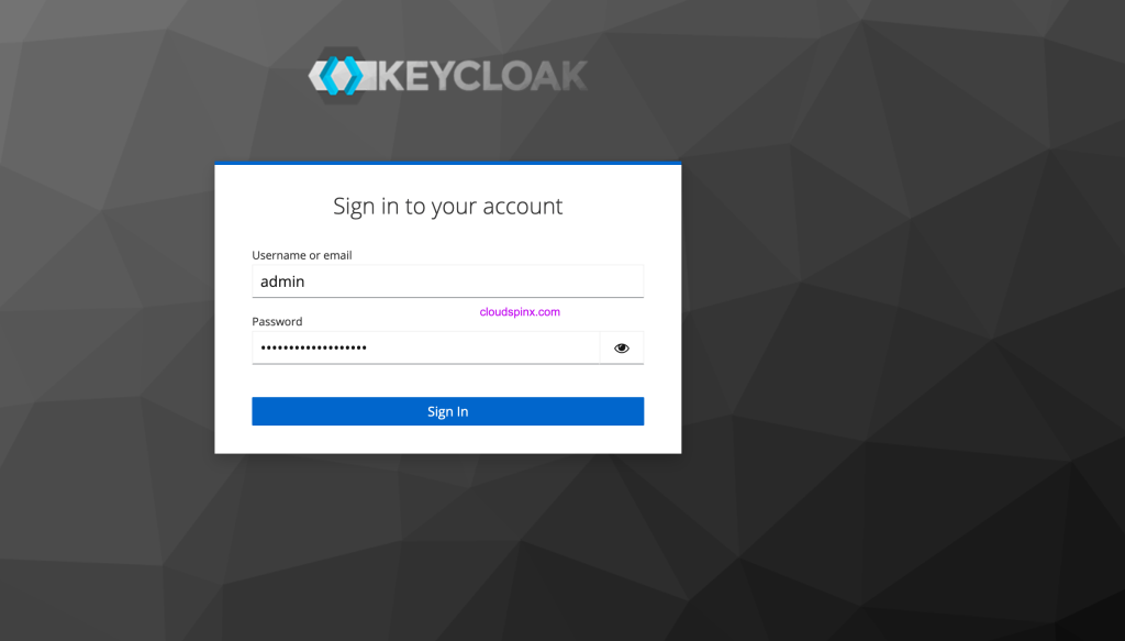 How To Run Keycloak in Docker or Podman With SSL 1 keycloak admin login