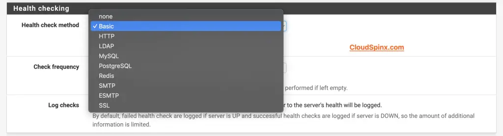 using pfSense as load balancer for kubernetes api server on port 6443 04