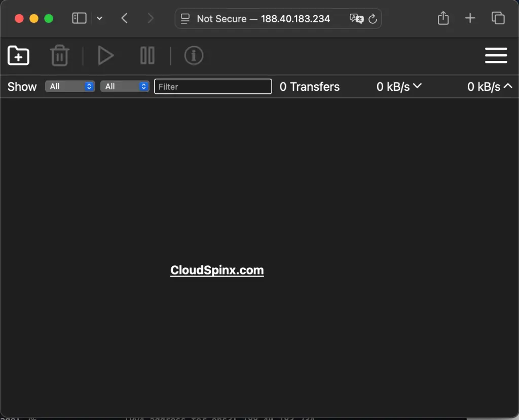 How To Run Transmission Torrent Web Client in Docker 01