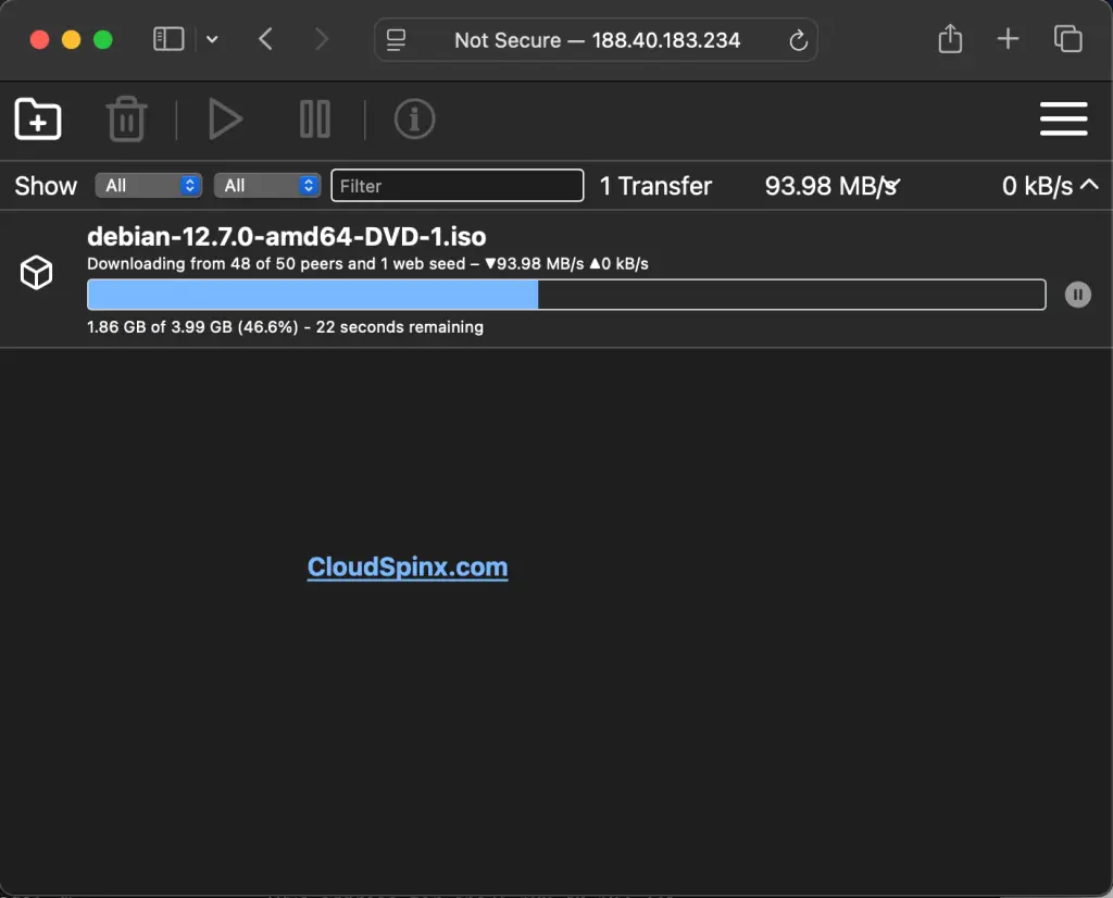 How To Run Transmission Torrent Web Client in Docker 04