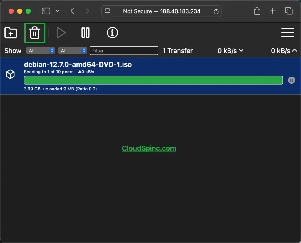 How To Run Transmission Torrent Web Client in Docker 05